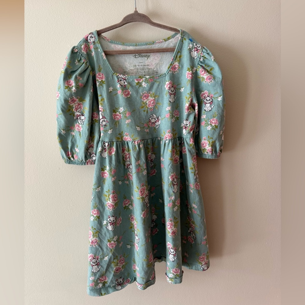 Disney aristocrats Marie green and floral dress